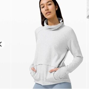 Lululemon Find Your Unwind Pullover Heathered Core Ultra Light Grey